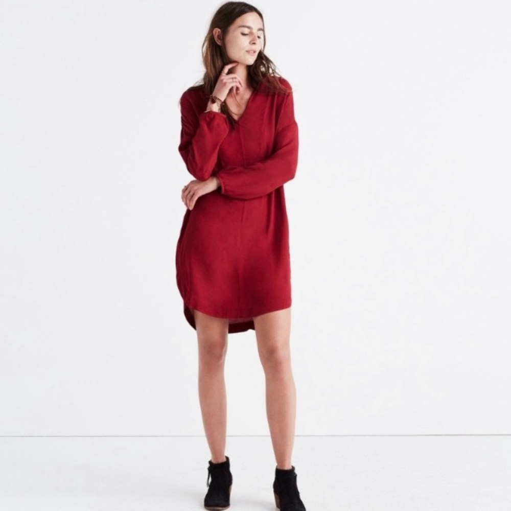Madewell Du Jour Viscose Tunic Dress